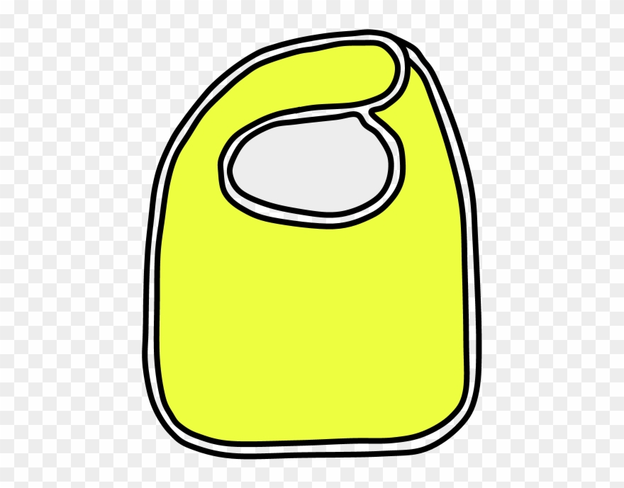 Bib-yellow Clipart