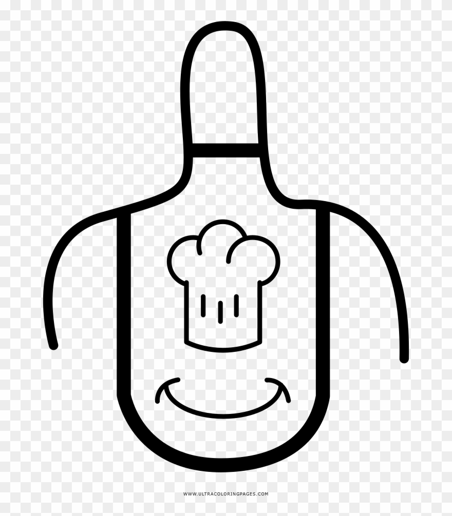 Bib Coloring Page - Bib Clipart