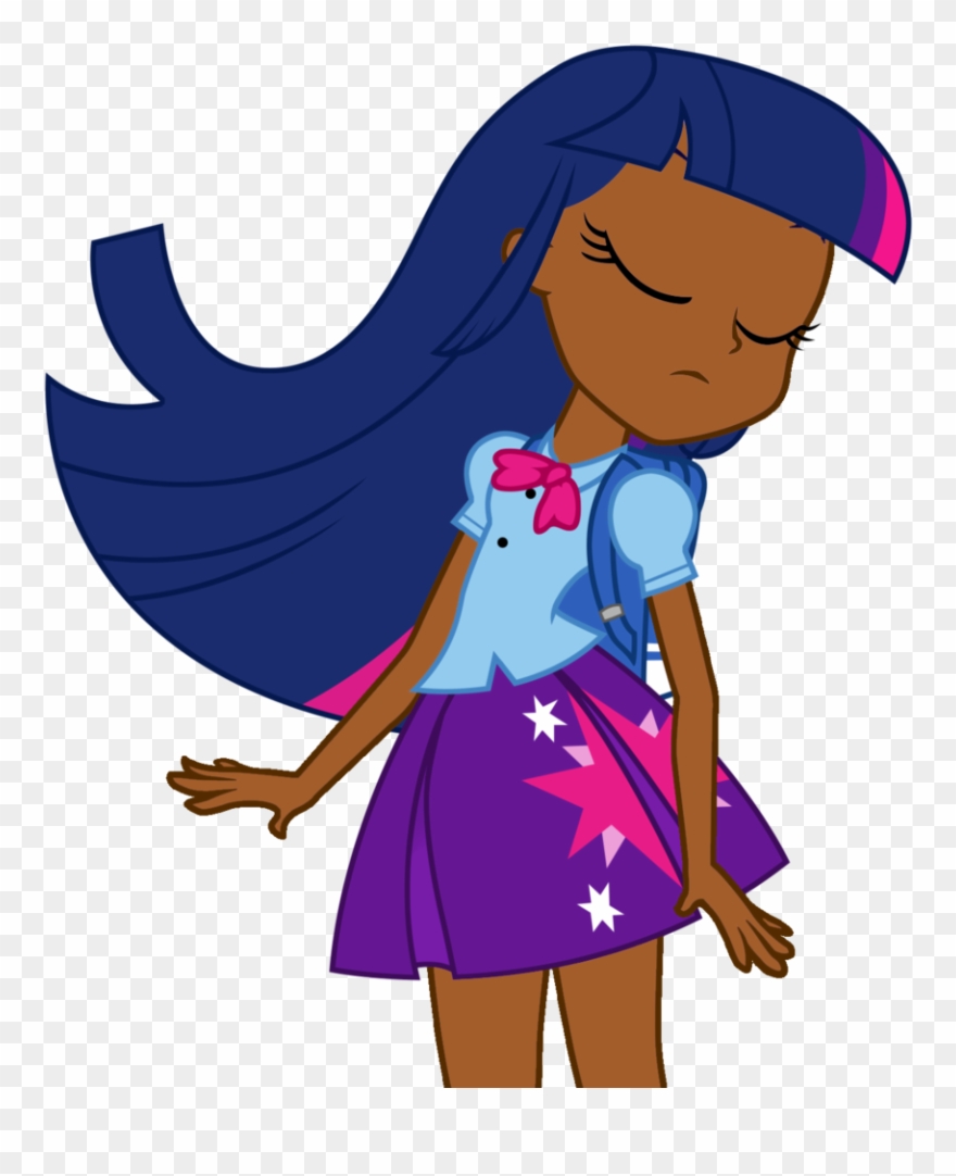 Php50, Dark Skin, Equestria Girls, Racism In The Comments, - Twilight My Little Pony Equestria Girl Clipart