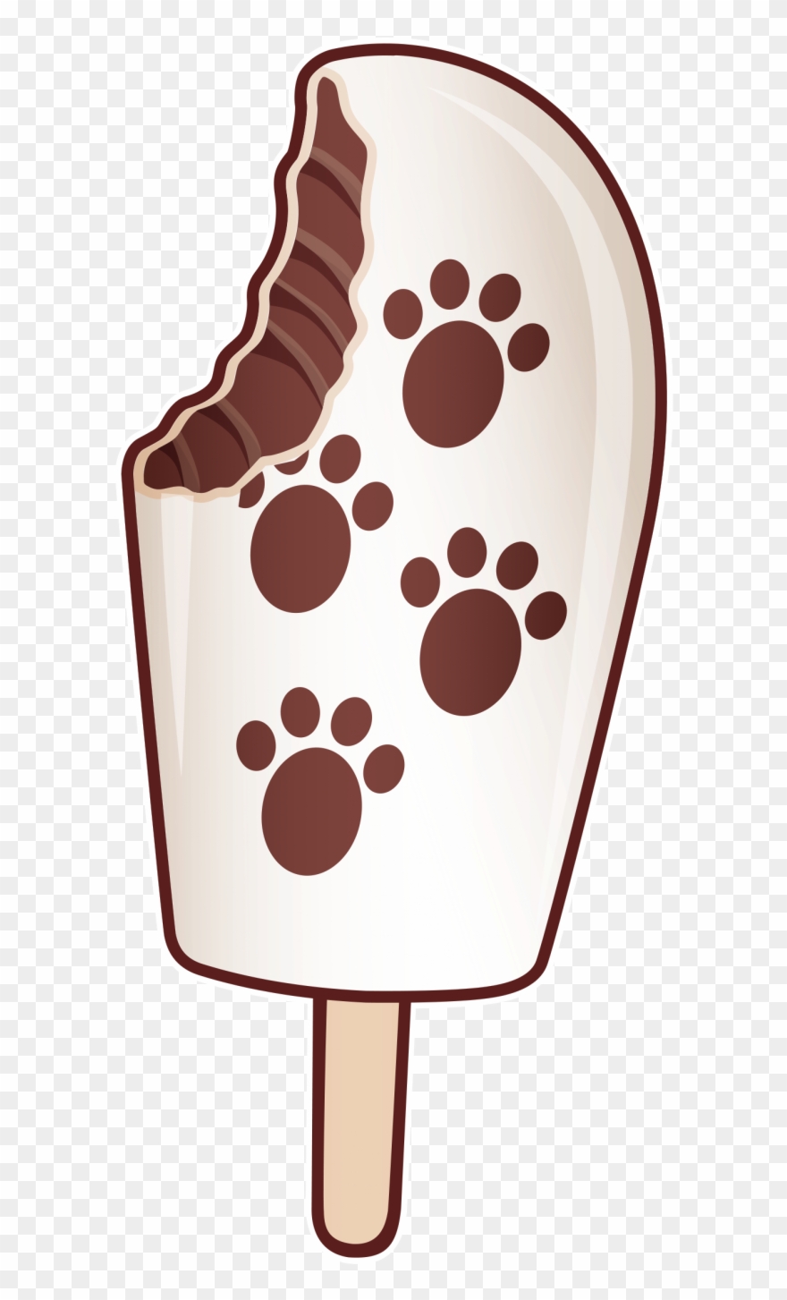 Paddle Pop Choc Mint Clipart