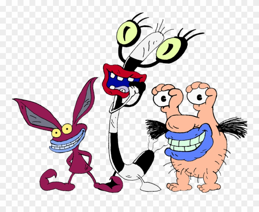 Clipart Royalty Free Download Ickis Oblina Monstruo - Animal Cartoons On Nickelodeon - Png Download