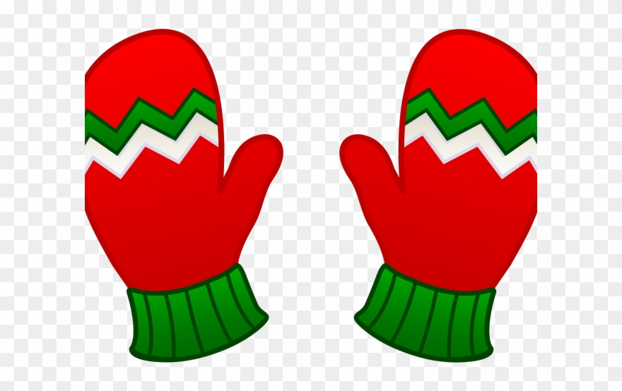 Gloves Clipart Woolen Cap - Mitten Clipart - Png Download