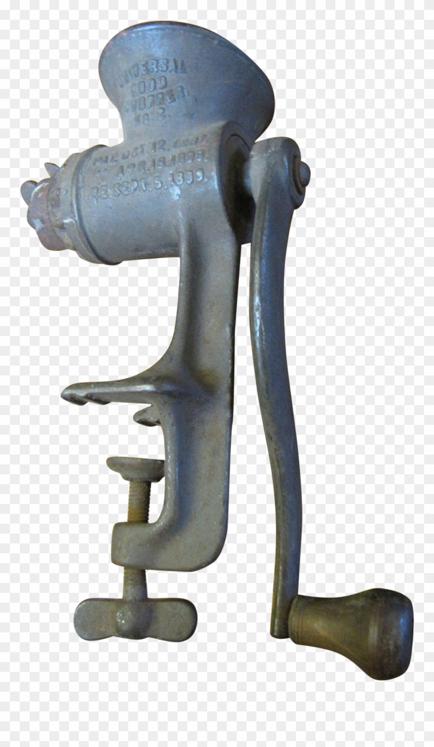 Antique Universal 2 Meat Grinder 1889 & - Lf & C New Britain Ct Clipart