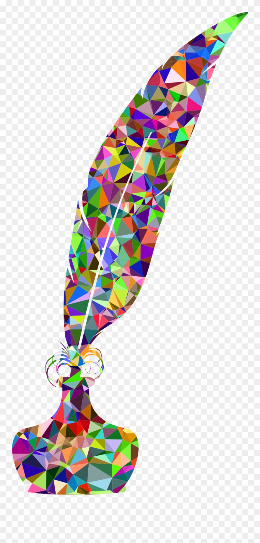 For Full Entry Conditions And To Download The Entry - Colored Feather Pen Clipart - Png Download