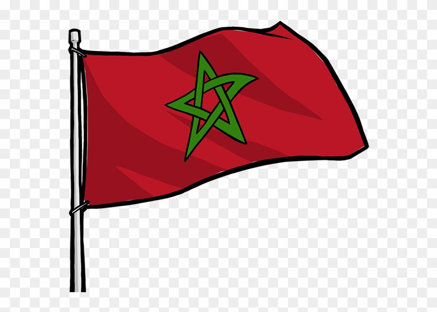 Flag - Flag Of Morocco Clipart