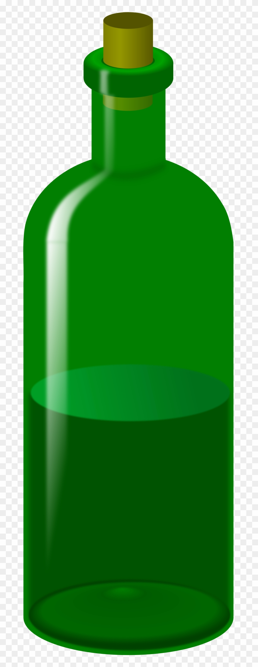 Wine Bottle Clipart - Bottle - Png Download