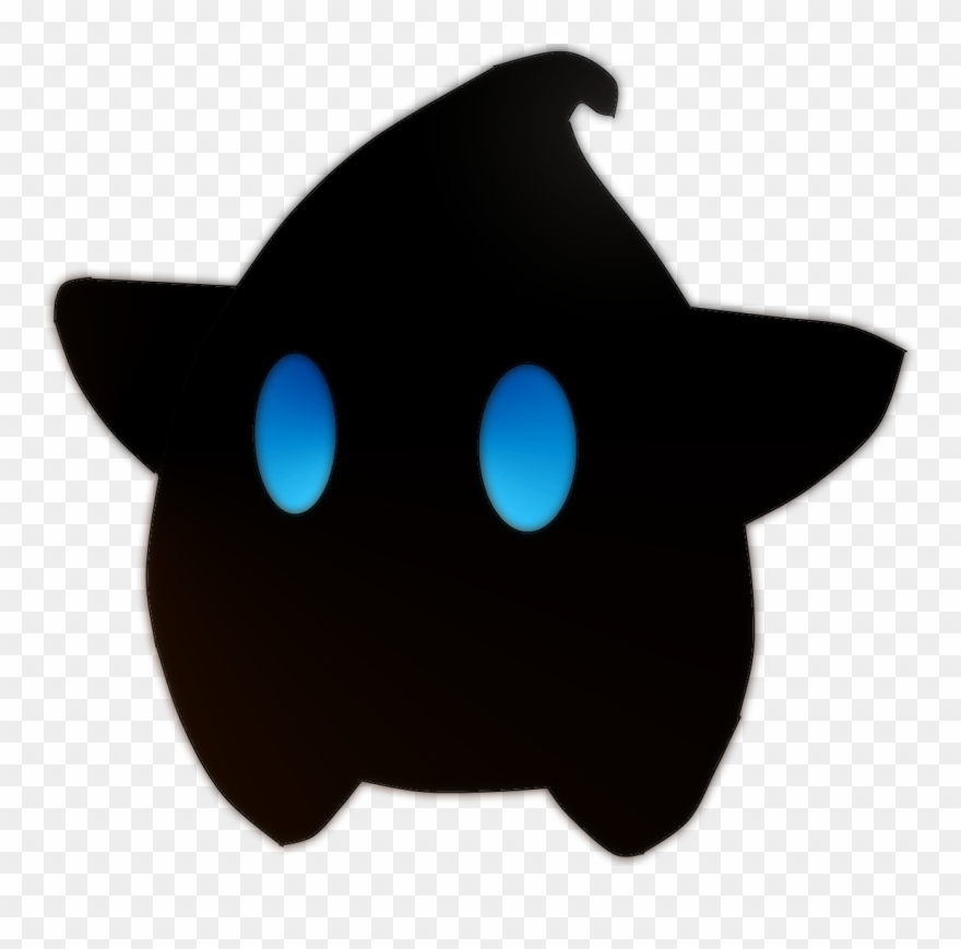 Super Mario Clipart One Star - Super Mario Black Star - Png Download