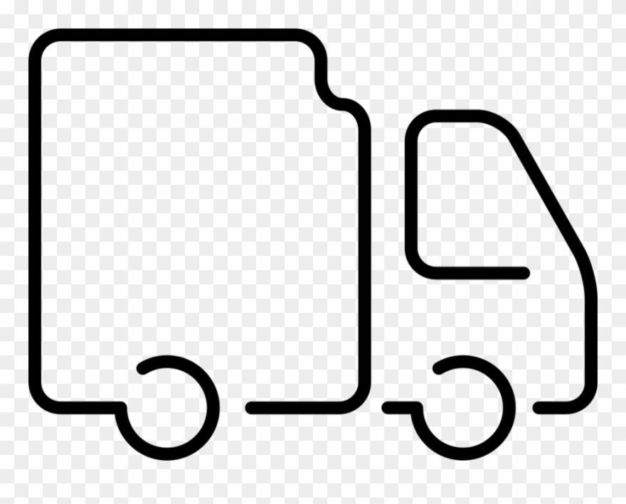 Commercial Vehicle Outline Clipart