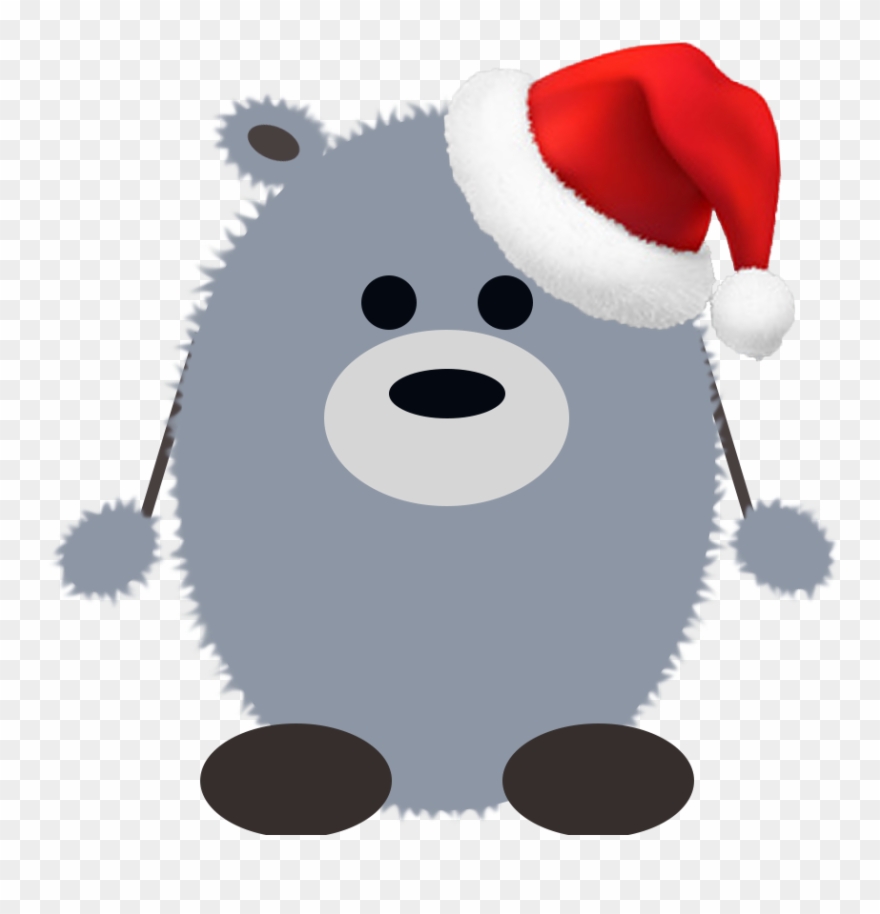 Hankelberry Christmas Bear Long Sleeve - Cartoon Clipart