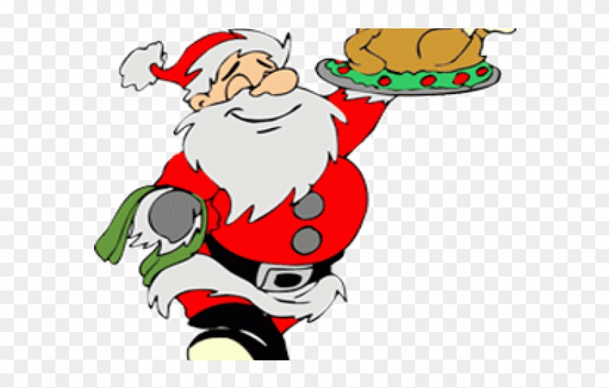 Feast Clipart Turkey Dinner - Christmas Lunch - Png Download