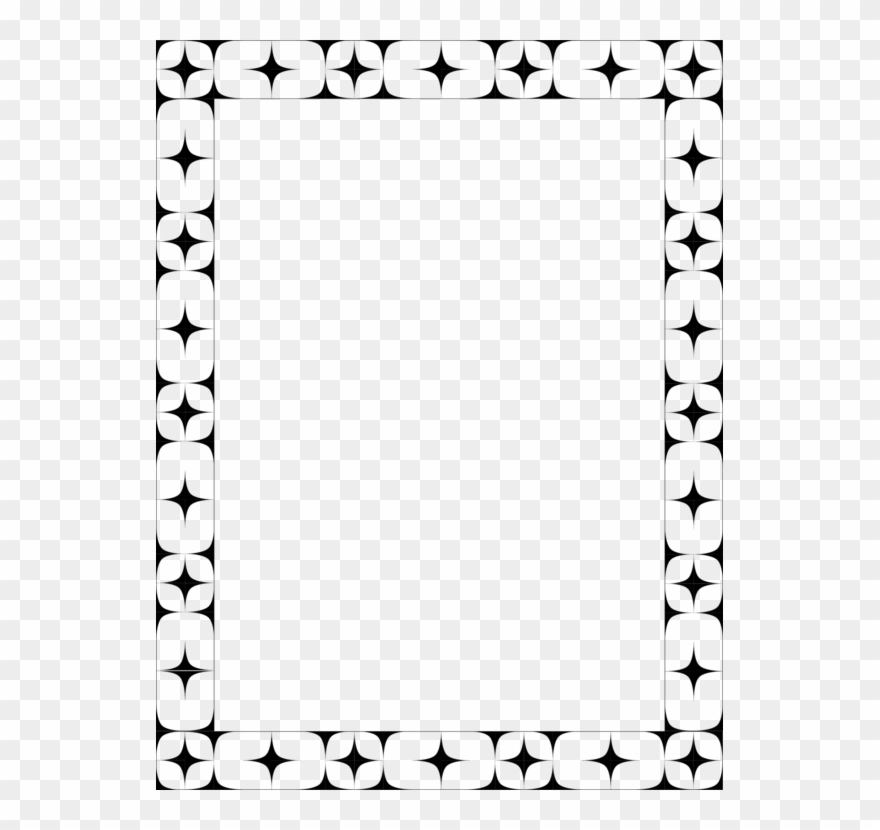 Borders And Frames Color Picture Frames Drawing White - Loopy Border Clipart