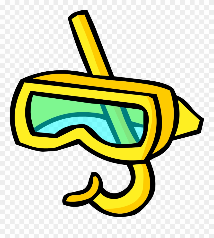 Yellow Snorkel - Snorkel Clipart