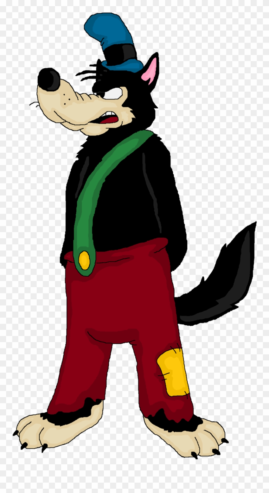 Big Bad Wolf Gray Wolf Little Red Riding Hood The Three - Big Bad Wolf From Red Riding Hood Clipart