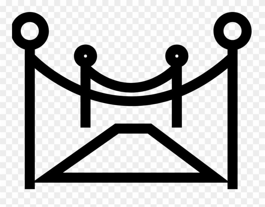 Entrance - Bank Line Icon Svg Clipart