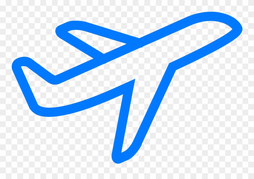 Plane Taking Off Icon Download - Transparent Background Airplane Icon Clipart