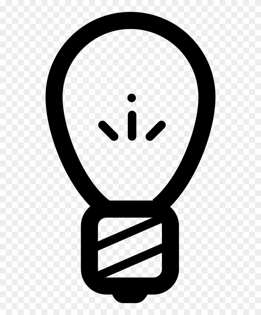 Png File Svg - Incandescent Light Bulb Clipart