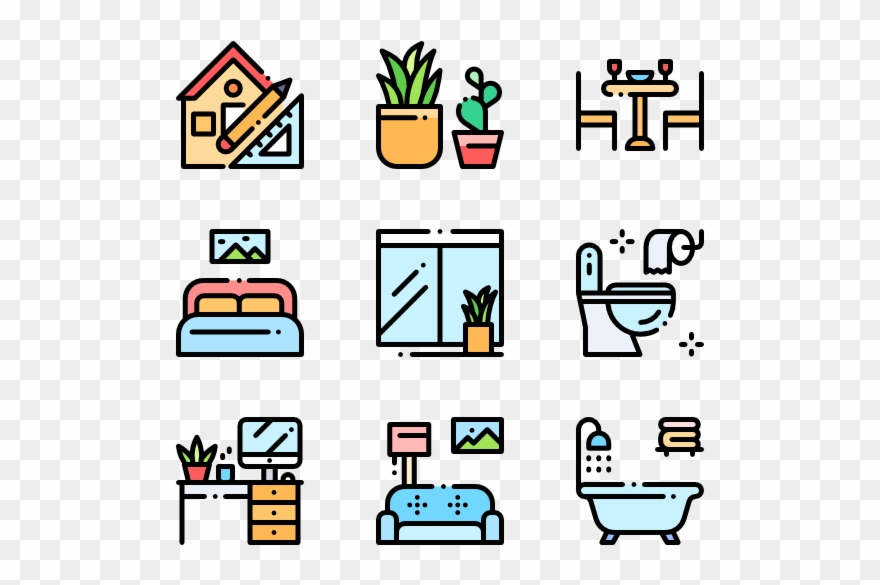 Home Decoration - Village Icon Png Clipart