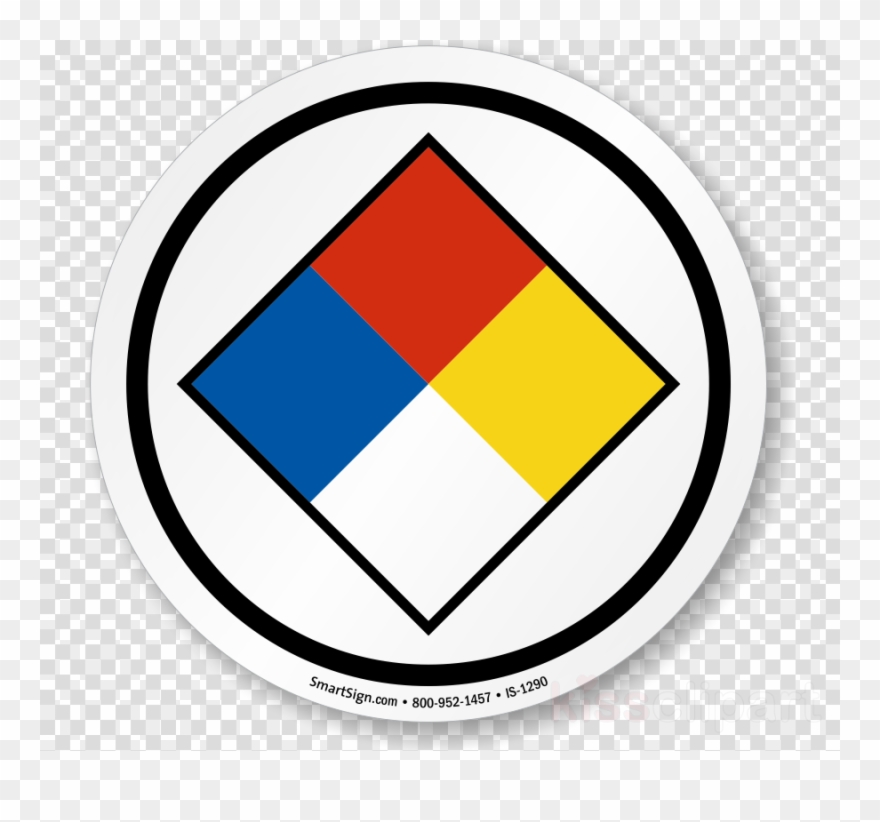Msds Signages Clipart Safety Data Sheet Nfpa 704 National - Transparent Background Plate Transparent - Png Download