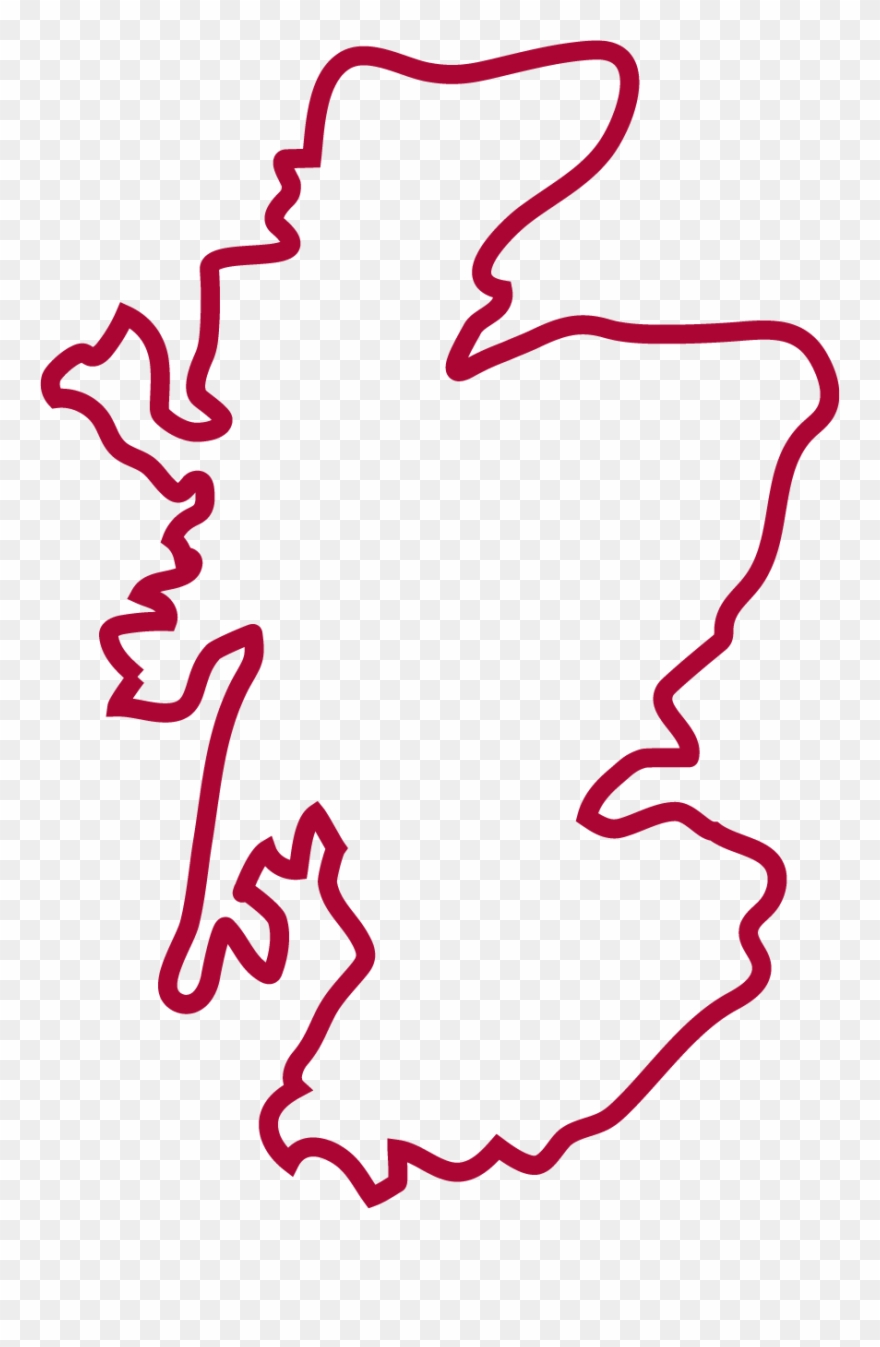 From Scallops To Salmon, Langoustine To Lobster And - Map Outline Of Scotland Clipart