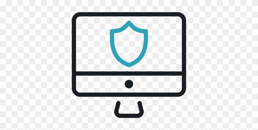 Computer Shield Icon Clipart