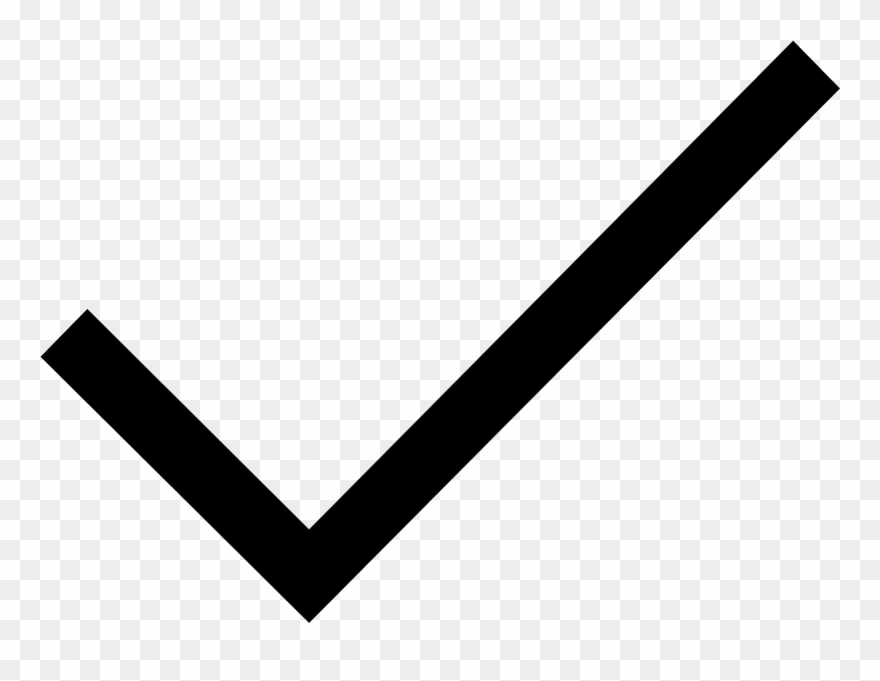 This Is A Very Simple Icon That Looks Just Like A Check - Check Mark Svg Icon Clipart
