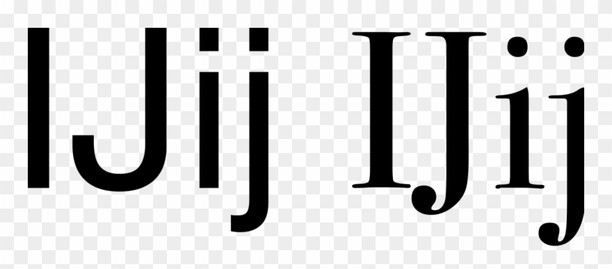 506 Pixels - Hoofdletter Ij Clipart