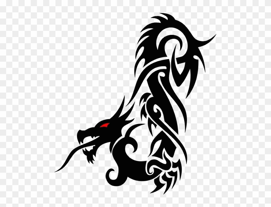 Snake Tribal -skull Tattoos Clipart