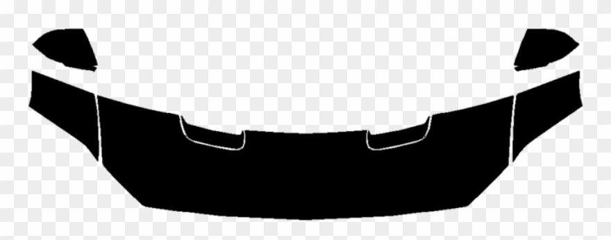 2018-2019 Ford Mustang Ecoboost, Gt 3m Clear Bra Standard - 2018 Mustang Pre Cut Clear Bra Clipart