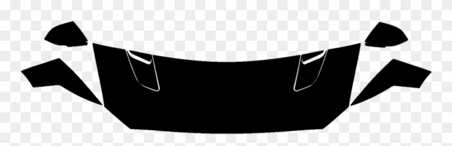 2015-2017 Ford Mustang Roush 3m Clear Bra Standard - Scotchgard Clipart