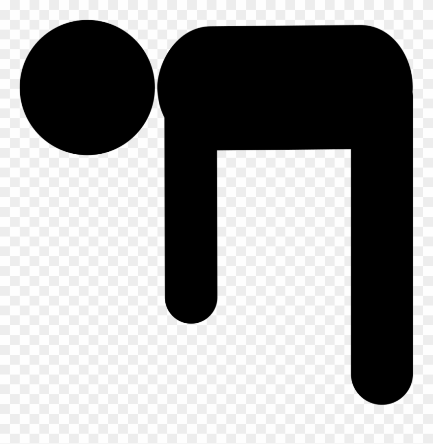 Man Stretching Frontal Posture From Side View Comments - Stretching Clipart