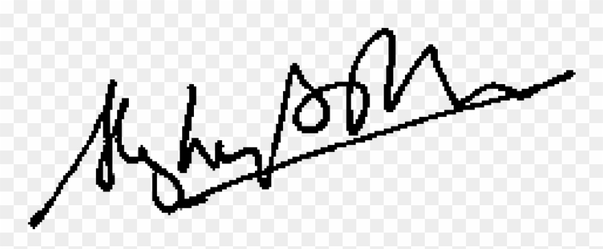 Poloz , Signature , 2015 - Line Art Clipart