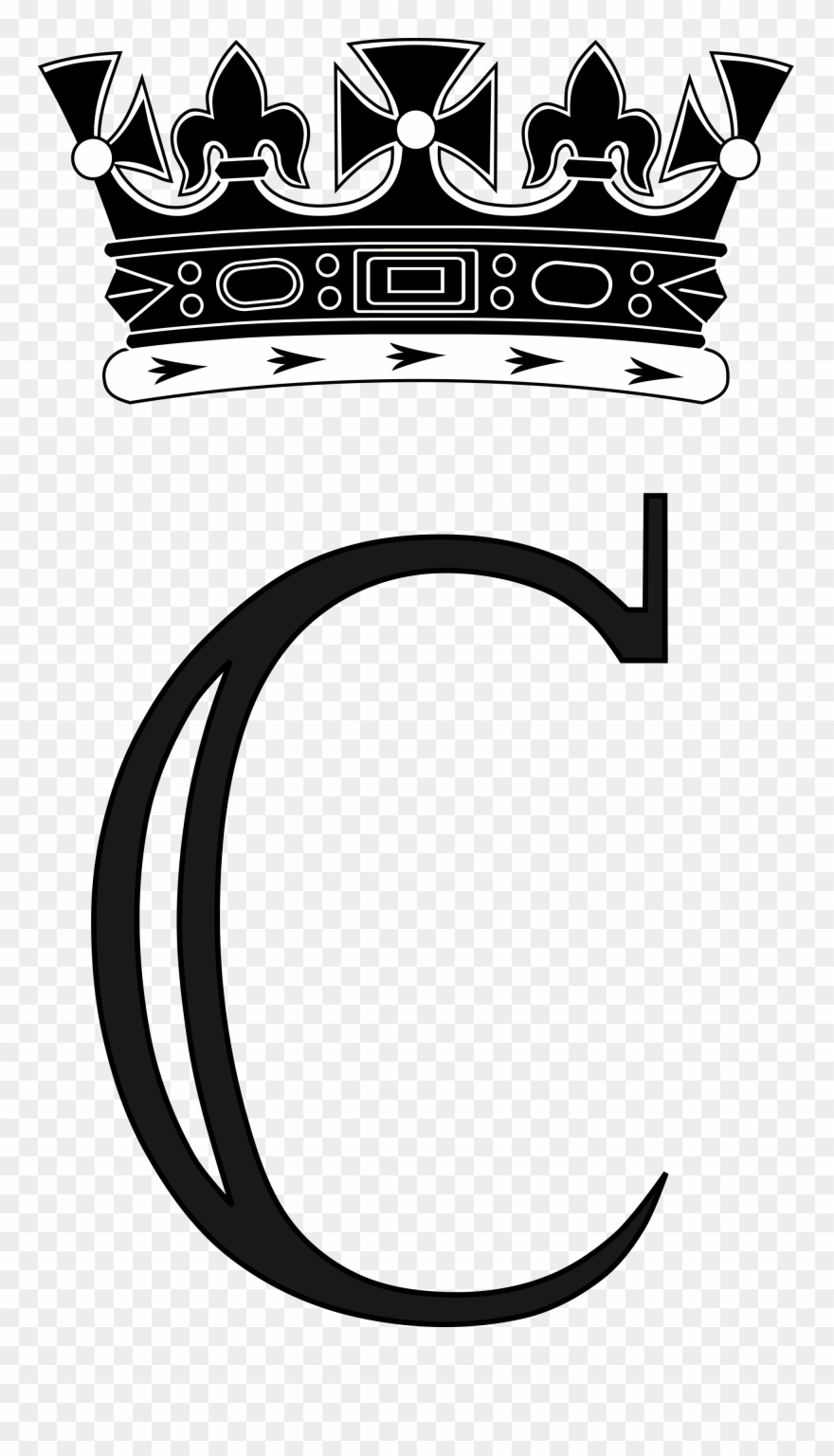 Picture Royalty Free Stock File Royal Monogram Of Charles - Prince Harry And Meghan Monogram Clipart