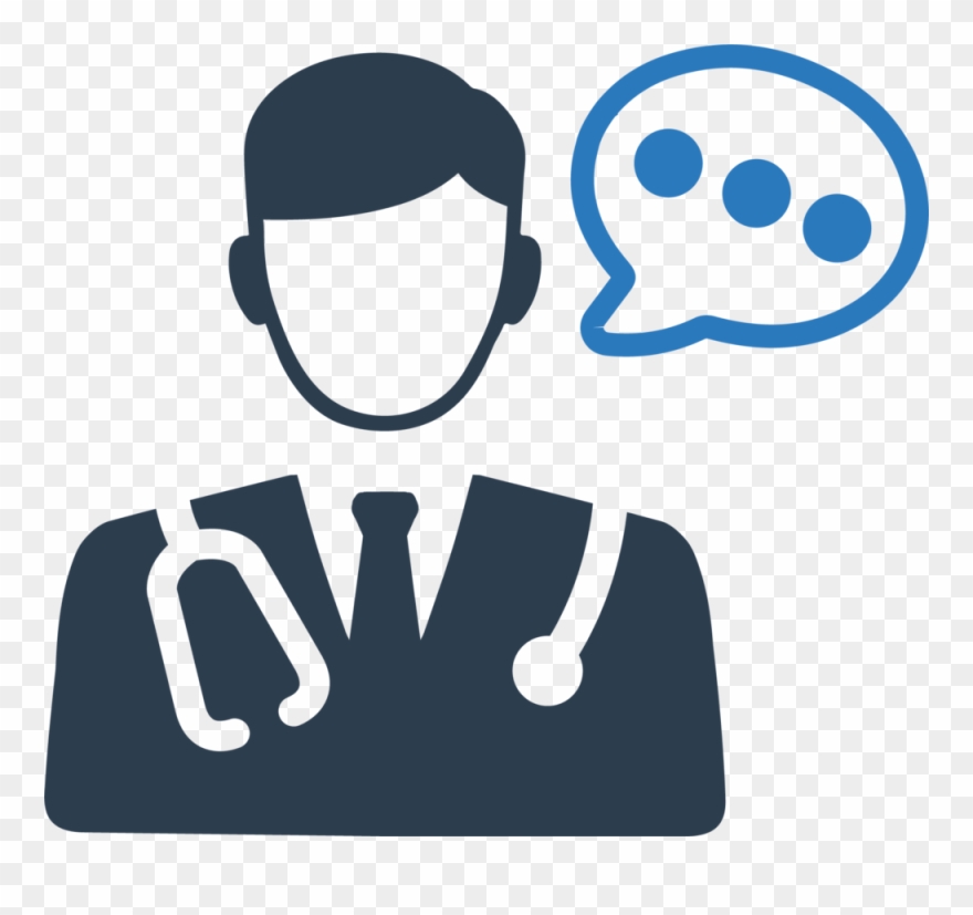 If English Is Your Second Language Then You May Wish - Consultant Doctor Vector Clipart