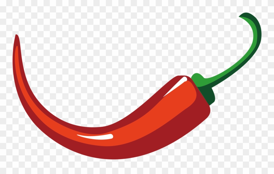 Capsicum Annuum Chili Pepper Euclidean Vector - Pimenta Desenho Png Clipart