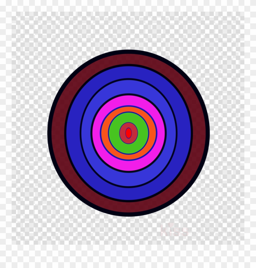 Bullseye Vector Clipart Target Archery Bullseye Clip - Record With No Background - Png Download