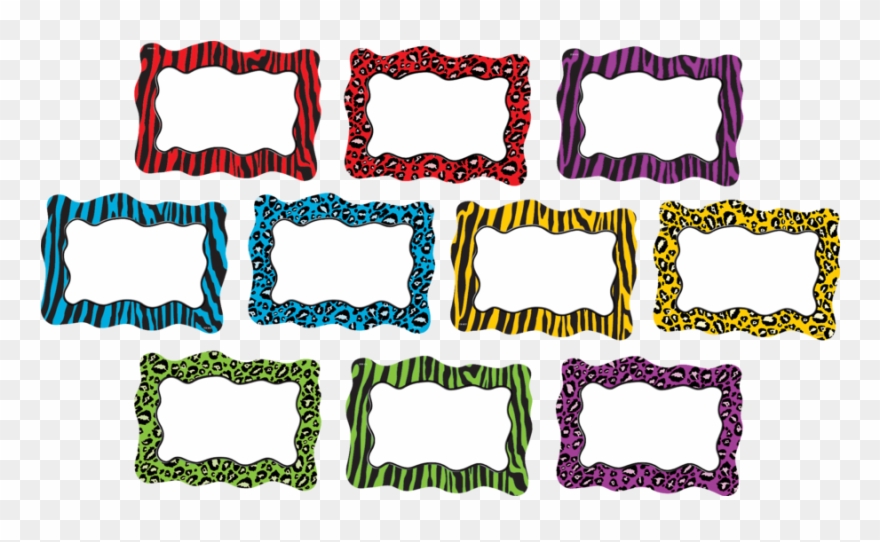 Tcr4822 Colorful Animal Print Blank Cards Accents Image - Teacher Created Resources Tcr4822 Colourful Animal Clipart
