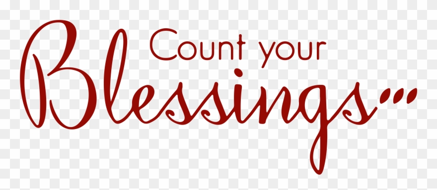 Count Your Blessings - Wall Decal Clipart