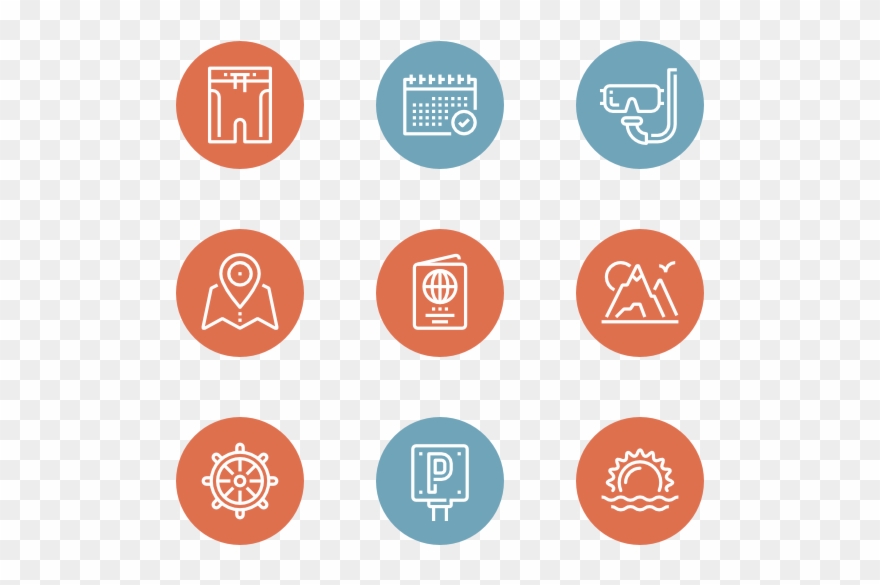 Travel And Vacation - Grunge Fashion Clipart