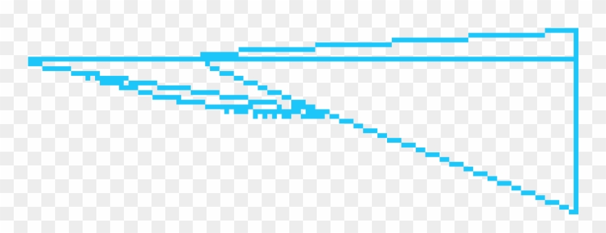 Paper Airplane - Electric Blue Clipart