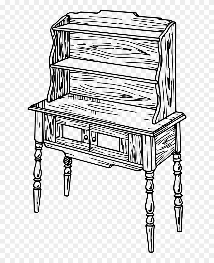 Dresser - Chest Of Drawers Clipart