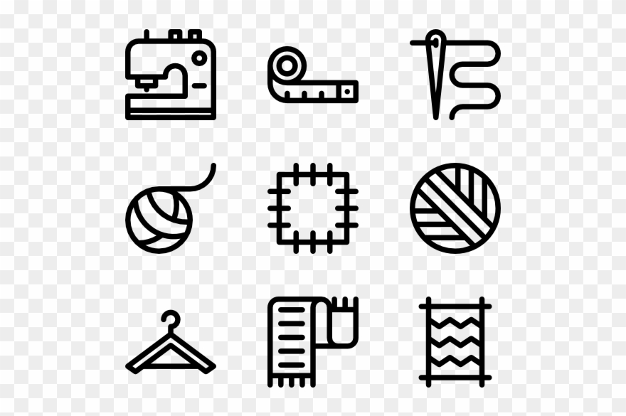 Sewing - Concert Icons Clipart