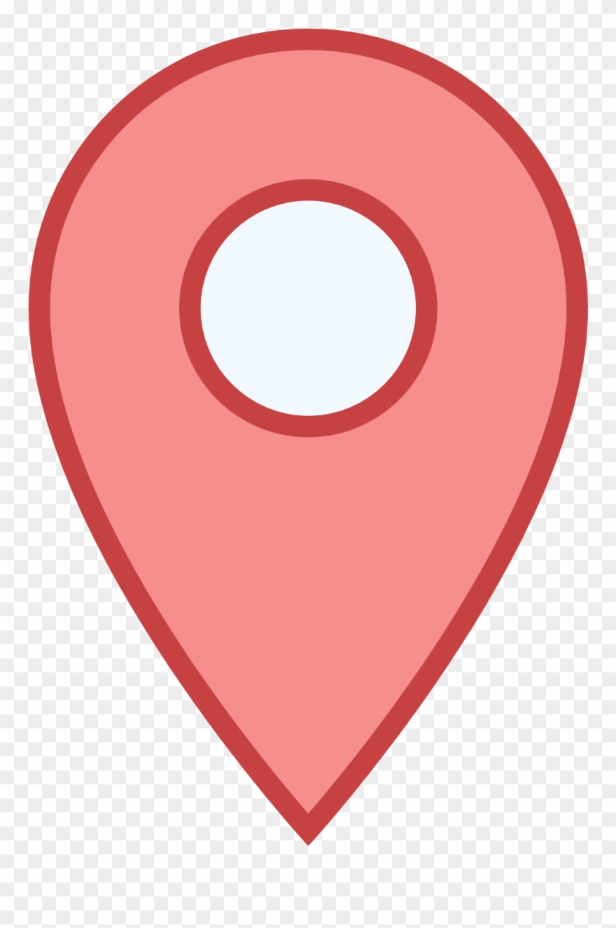 Pointer Clipart Google Map - Address Icon Blue - Png Download