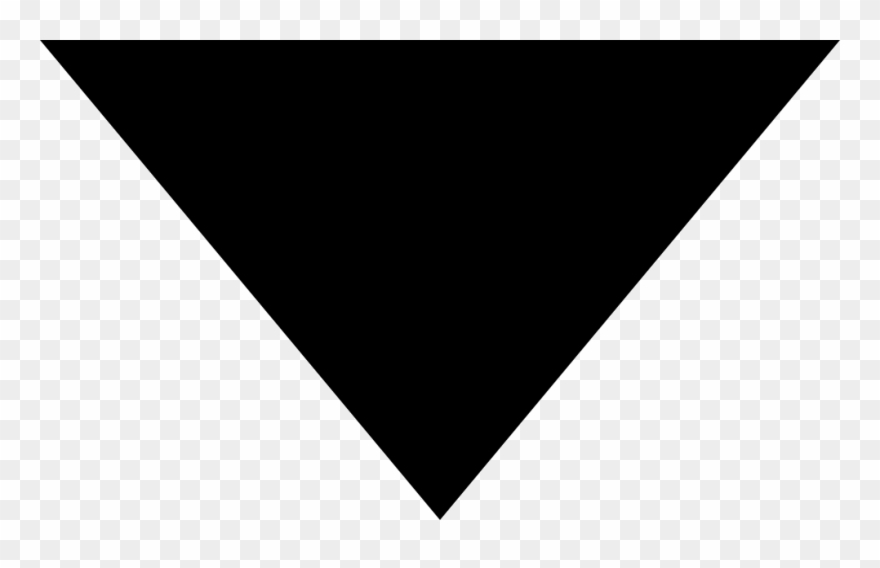 Arrow Drop Down Icon - Üçgen Png Clipart