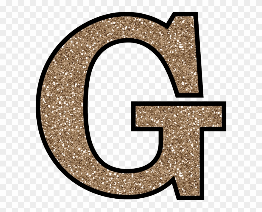 Glitter Letter G Clipart
