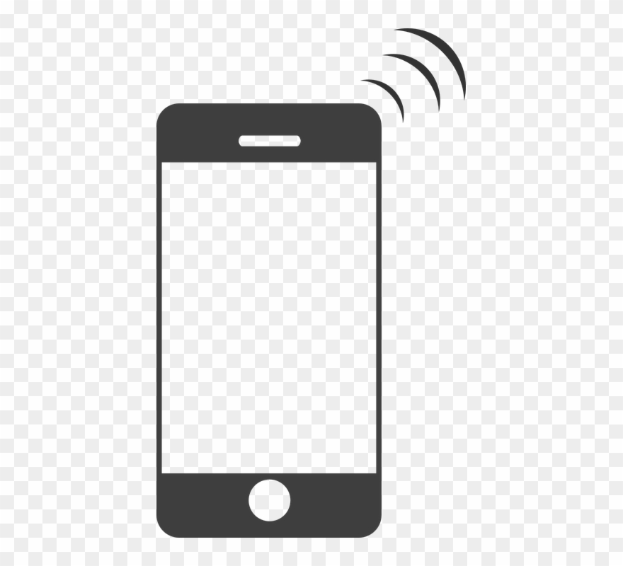 Cell Phone Vector - Clip Art Iphone - Png Download
