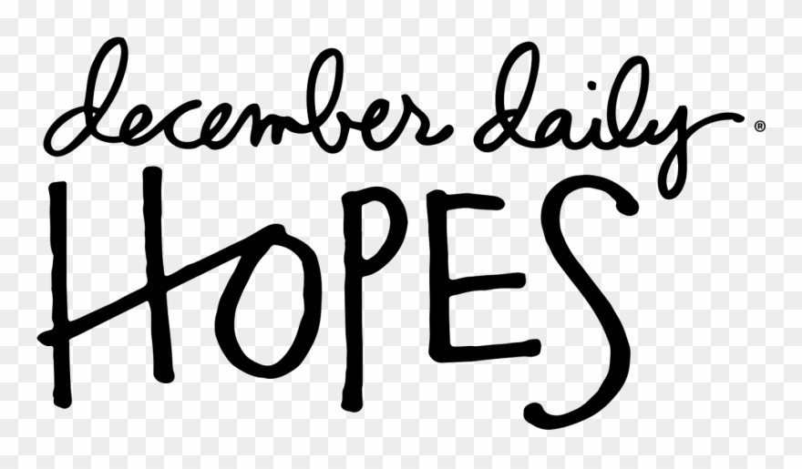 December Daily Hopes Clipart