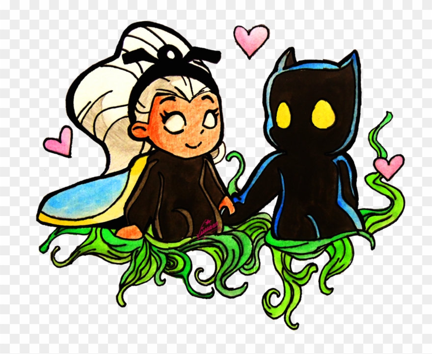 Black And Storm By Skottie Young - Black Panther And Storm Young Clipart