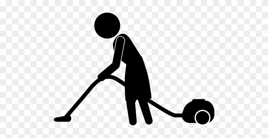 Cleaning Clipart Caretaker - Vacuum Pictogram - Png Download