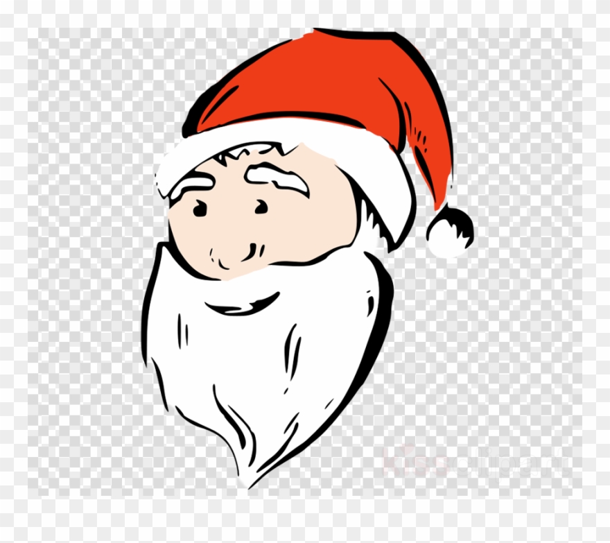 Santa Face Clipart Santa Claus Clip Art - Png Download