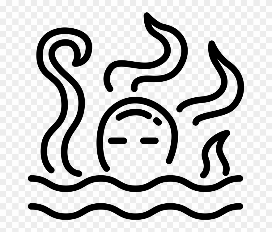 Kraken Rubber Stamp - Rubber Stamping Clipart